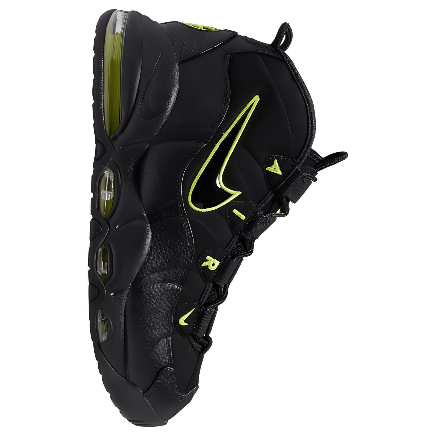 nike uptempo 95 black volt