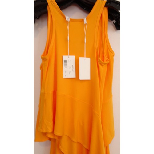 Helmut Lang Women's Asymmetric Tank TOP Apricot NWT 265 Sz XS - Picture 10 of 12
