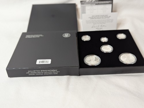 2021 W & S PROOF SILVER EAGLE LIMITED EDITION PROOF SET 21RCN IN OGP - 第 6/6 張圖片