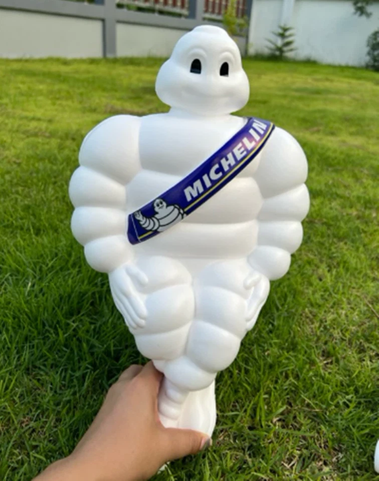 Blue 12" Michelin Man Hat Collectible Bibendum Doll Decorate Welcome Sign No LED - Image 2 of 4