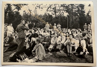 orig. Foto Berlin Rede um 1950 In Park 