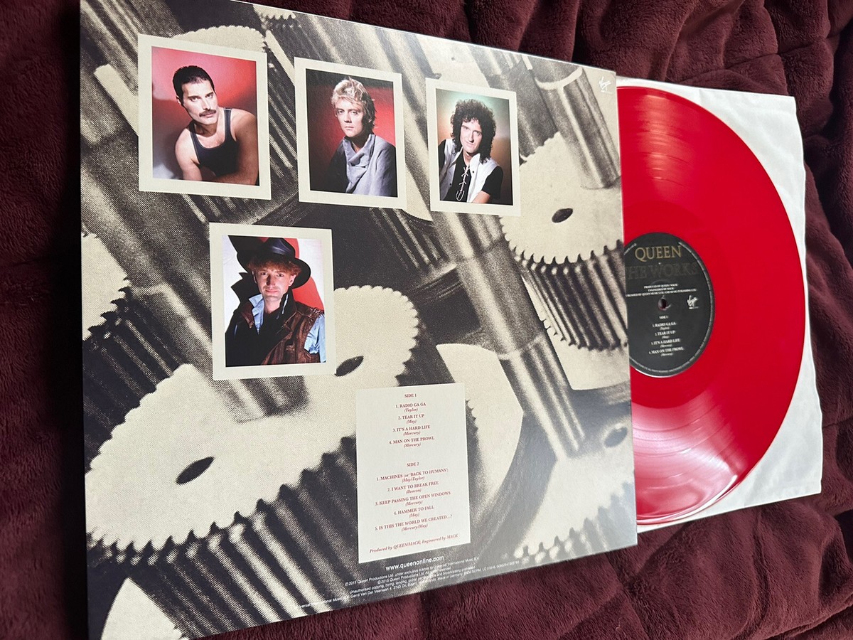 Queen THE WORKS Studio Collection RED LP Vinyl Record MINT | eBay
