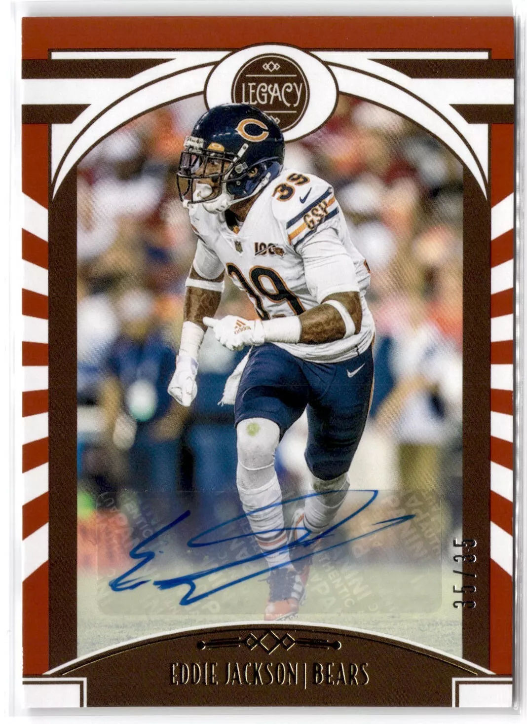 Eddie Jackson trading card