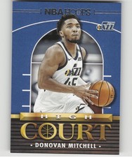 2021 NBA Hoops Donovan Mitchell #13 High Court Holo