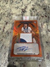 2024 Obsidian Terrence Shannon Jr. #209 Electric Etch Orange Flood RPA SP /99 RC
