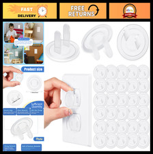 200 Pcs Child Safety Outlet Covers - Easy Install Electrical Plug Protectors, Ba
