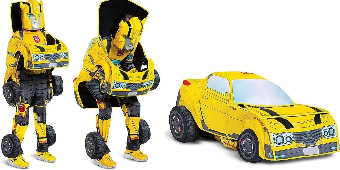 Transformers Kids Bumblebee Converting Costume Si… - image 1
