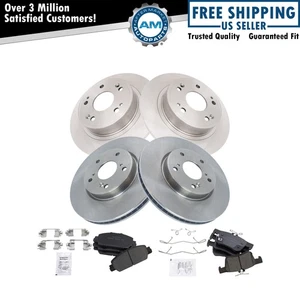 TRQ Front & Rear Ceramic Brake Pad & Rotor Kit for 2018-2021 Honda Accord (For: More than one vehicle)