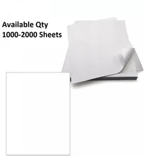 1000-2000 Premium 8.5" x 11" Shipping Labels Sheet Self Adhesive