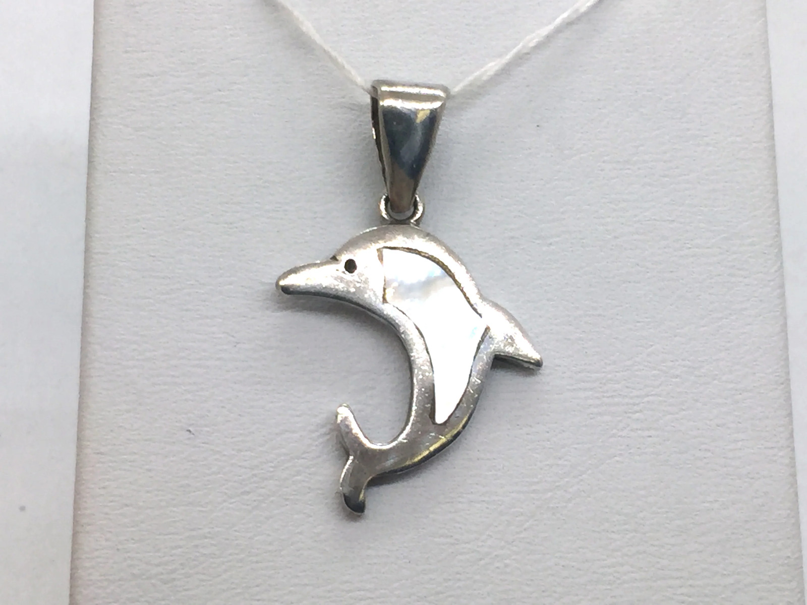 925 Solid Sterling Silver Dolphin Charm Pendant - image 4