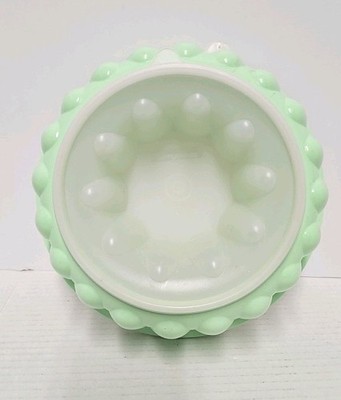Tupperware Large Jello Mold Mint Green 3 Piece Serving Ice Ring #1202 Vintage