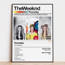 The Weeknd Thursday Album Poster