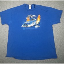 John Force Racing T-shirt Peak 2016 Men  s Size XL Golden Ultra Cotton