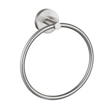558353 Graz Modern Towel Ring for Bathroom Satin Nickel