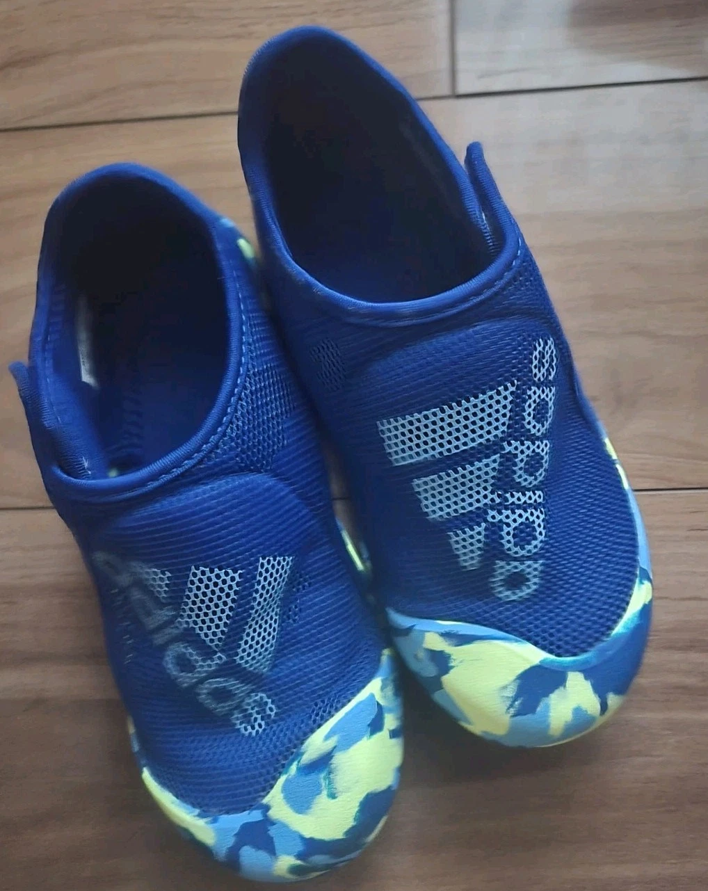 Nuove scarpe da acqua Adidas bambino Altaventure blu 11 ragazzo ragazza rete scivoli logo mimetico