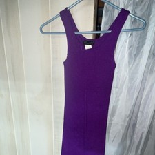 Elan Mini Vintage bubblegum Dress Purple Strappy Sleeveless 