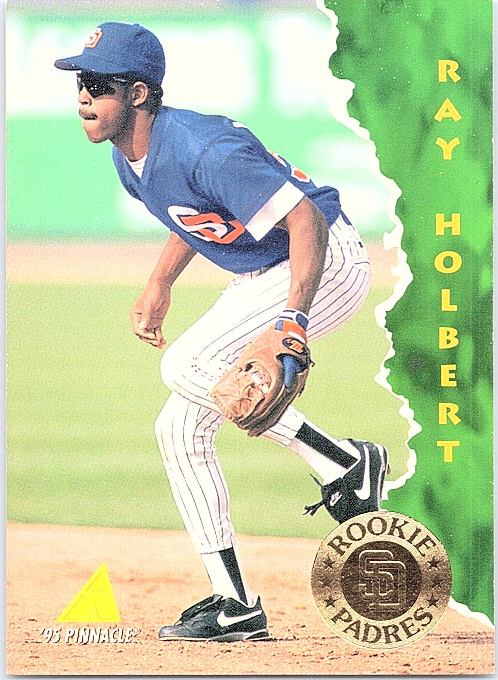 1995 Pinnacle #415 Ray Holbert San Diego Padres