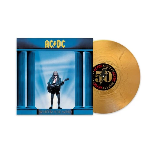AC/DC Who Made Who 50th Anniversary LP Gold Vinyl NEW SEALED