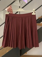 H&M Rock Gr. M 38 rot bordeaux weinrot Faltenrock - top Zustand 