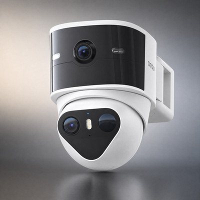 aosu T2 Pro Überwachungskamera 3K Solar Akku 5MP Dual-Kamera 360° PTZ NEU OVP