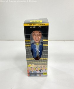 Best Buy 2001 Collectible NSync Lance Bass Bobblehead Figurine IOB