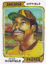 DAVE WINFIELD TOPPS SHOEBOX TREASURES BY ANDY FRIEDMAN BASE PADRES #55 2025 25