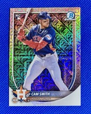 CAM SMITH 2025 Bowman Chrome Mega Box Mojo Refractor RC #77 Astros Rookie