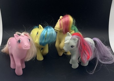 Set of 4 Gen 1 My Little Pony 1983/84 Hong Kong Hasbro EXCELLENT Condition