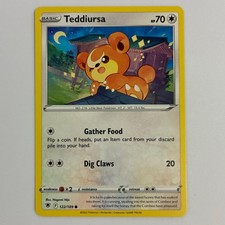 Teddiursa 122/189 Common Astral Radiance Pokemon Near Mint
