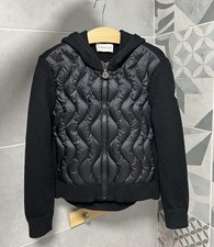 Authentic Kids Unisex Moncler Maglia Tricot Cardigan Down Hoodie Jacket Size 6Y
