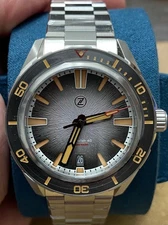 New - Zelos Swordfish 40mm COAL 200m Diver