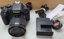 Canon EOS EOS 750D 24.2MP Digital SLR Camera - Black (Kit with 18-55mm Lens)