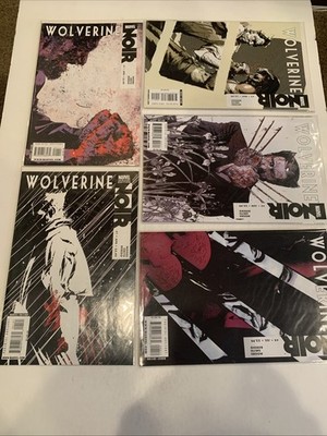 Marvel Wolverine Noir Issues 1-4 Limited Series Moore & Smith 2009 + Variant