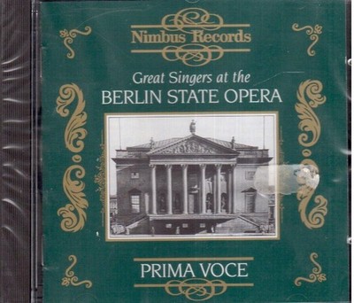 AAVV: Große Sänger an der Berliner Staatsoper (Erste Stimme) - CD