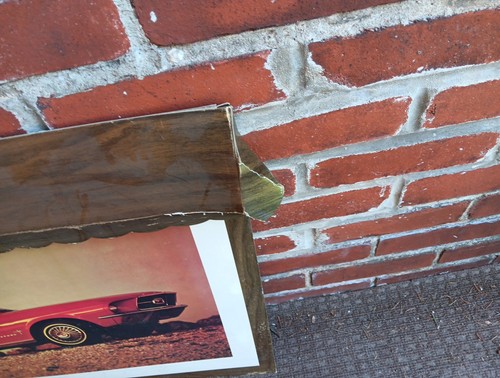 VINTAGE 1967 FORD MUSTANG DEALERSHIP SHOWROOM SIGN PROMOTIONAL POSTER CAR DEALER - Bild 7 von 8