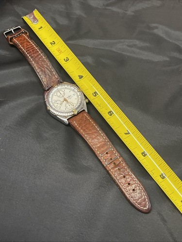 Breitling Chronomat B13048 Chronograph Date Gold Steel 40MM Men Automatic Watch - Picture 15 of 16