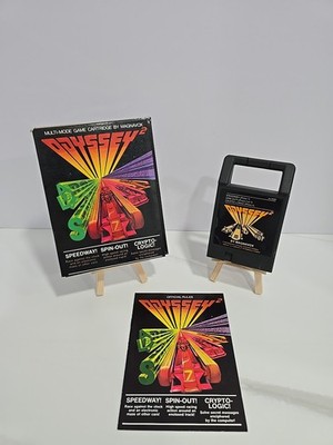 Odyssey 2 Game Speedway Spin-Out Crypto-Logic CIB 1982 Magnavox Vintage VGC