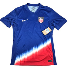 2024 Nike Men’s United States Away Blue Soccer Jersey Medium USMNT New