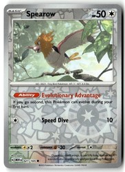 Spearow 021/165 Reverse Holo Scarlet & Violet 151