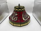 Vintage Coca Cola Coke Plastic Faux Stained Glass Tiffany Style Lamp Shade 10"