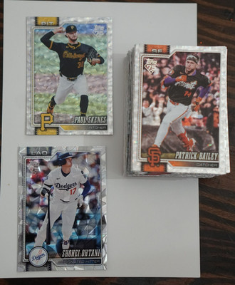 Topps 2026 Series 1 Crackle Foil Board Parallels- You Choose (INV BB)