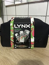 Lynx Africa THE TRIFECTA Bath & Body 3 Pieces Gift Set for Him with Washbag
