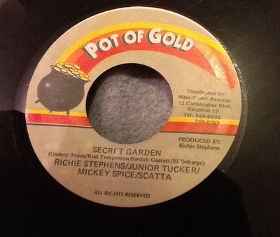 Richie Stephens, Junior Tucker, Mikey Spice, Skatta - Secret Garden (7'')