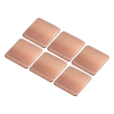 Heatsink Copper Pad Shim 20mmx20mmx1.5mm Thermal Conductive Heat Sink 6Pcs