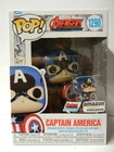 Funko Pop Marvel Captain America with Pin 1290 Amazon Exclusive Avengers FLAWED!
