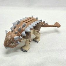 LEGO Jurassic World Ankylosaurus Dinosaurio Marrón Bronceado Set 75941 Figura Solo Dino