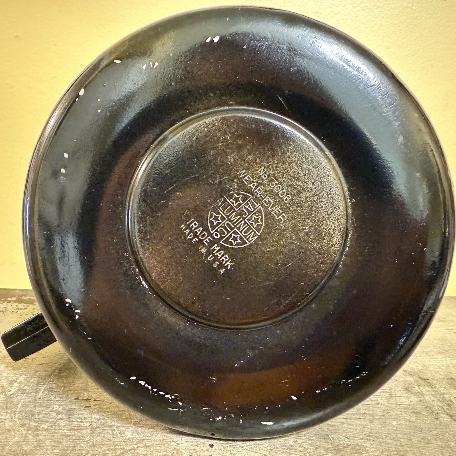 Vintage Wear Ever Hand Painted Aluminum Percolator Coffee Pot Country Apples