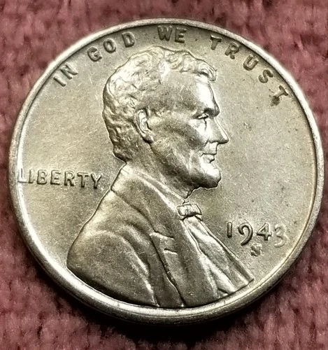 1943-S Lincoln Wheat Penny Cent Steel #4N