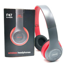 P47 Wireless Bluetooth 5.0 Headphones Foldable HIFI Stereo Bass Earphones