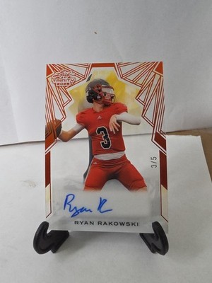 2025 Leaf Trinity Ryan Rakowski Clear Acetate 3/5 AUTO Rookie PALOS VERDES